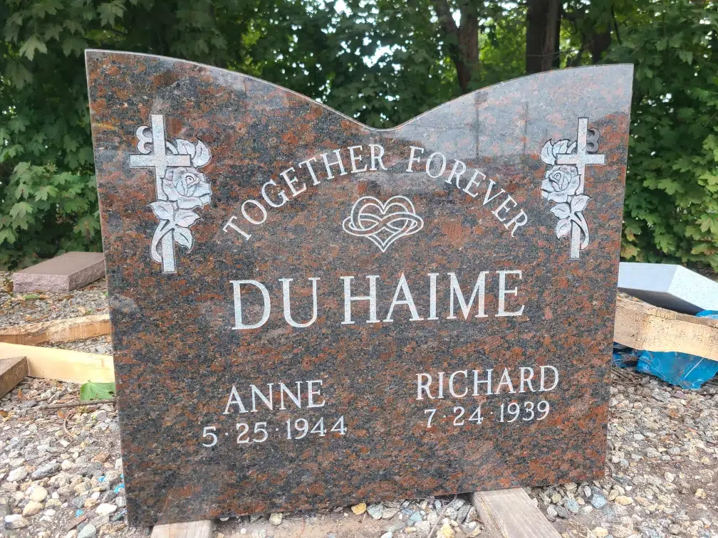 Granite Headstone hand-carved by Granite Memorial Shop in NJ — image 2