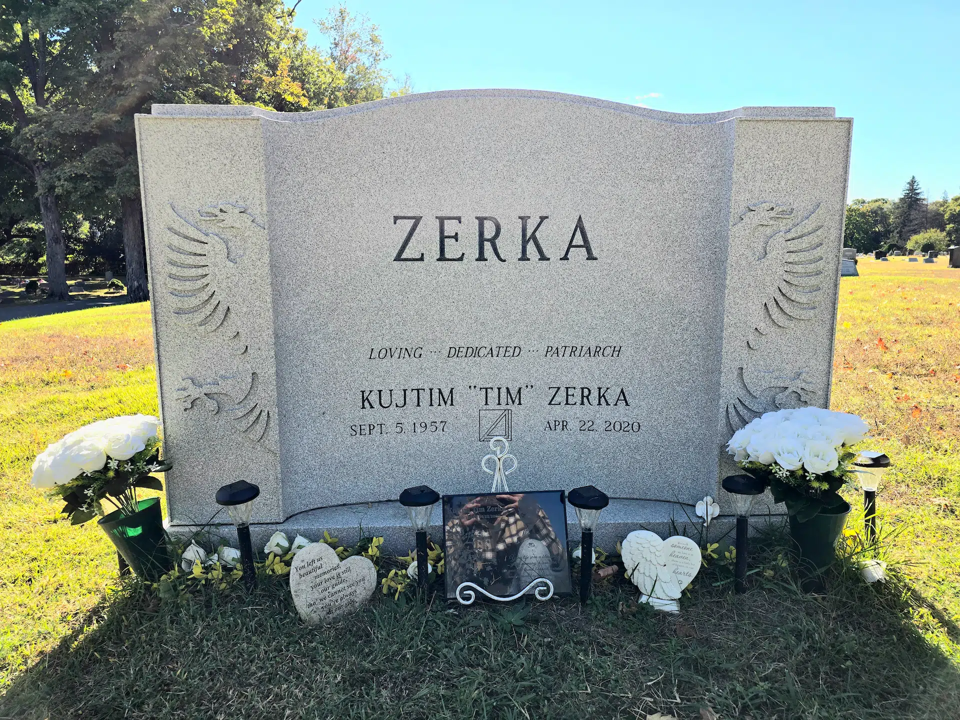 Granite Headstone hand-carved by Granite Memorial Shop in NJ — image 4